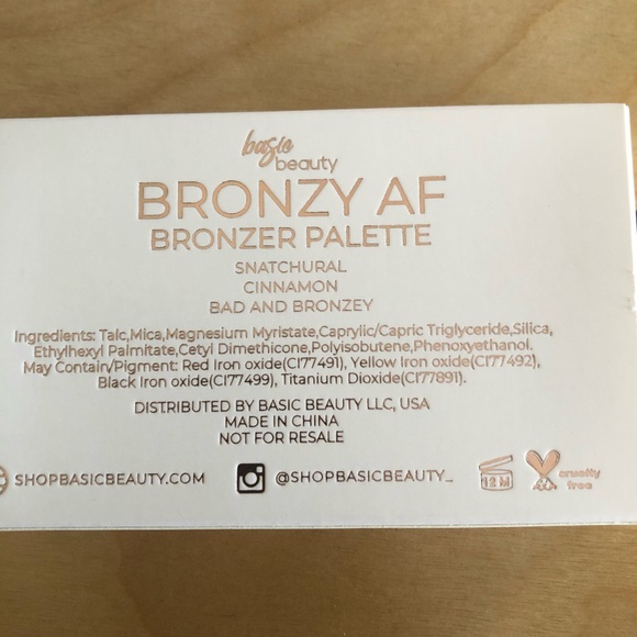 Basic Beauty Bronzy AF Bronzer Palette - Picture 3 of 4